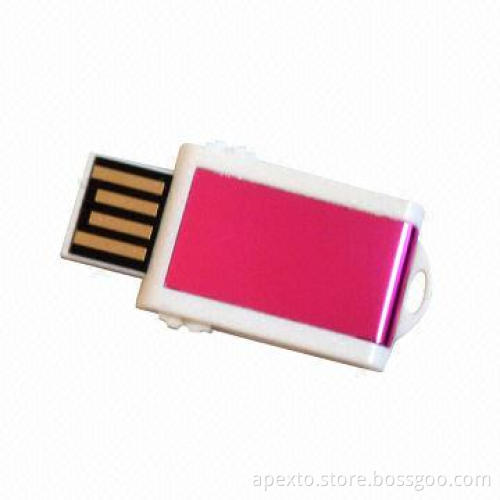 Small USB Flash Drive, Supports Microsoft's Windows Me/2000/XP, Apple's Mac 9.0 OS